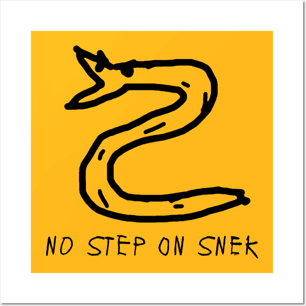 Don't Step on Snek Wall Art by EsotericExposal